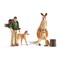 Schleich Wild Life: Outback Adventures - 9pc Playset, Australian Animal Toy, Kangaroo, Ranger & Dog Figurines, Dingo, Aussie Wilderness, Kids Ages 3+